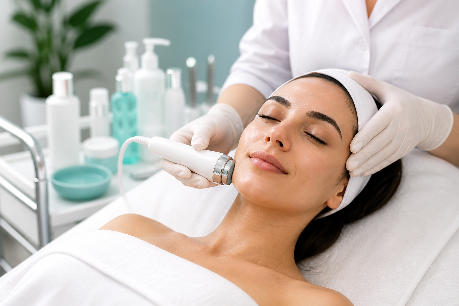 خدمات التجميل والعناية بالبشرة