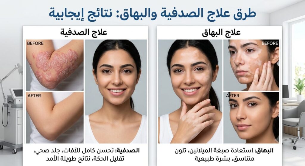 علاج الصدفية والبهاق 1