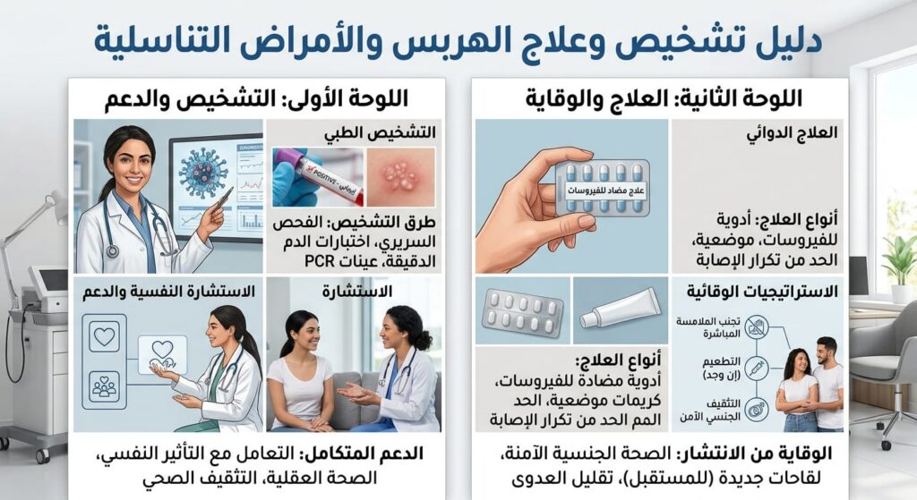 تشخيص وعلاج الهربس والأمراض التناسلية 1